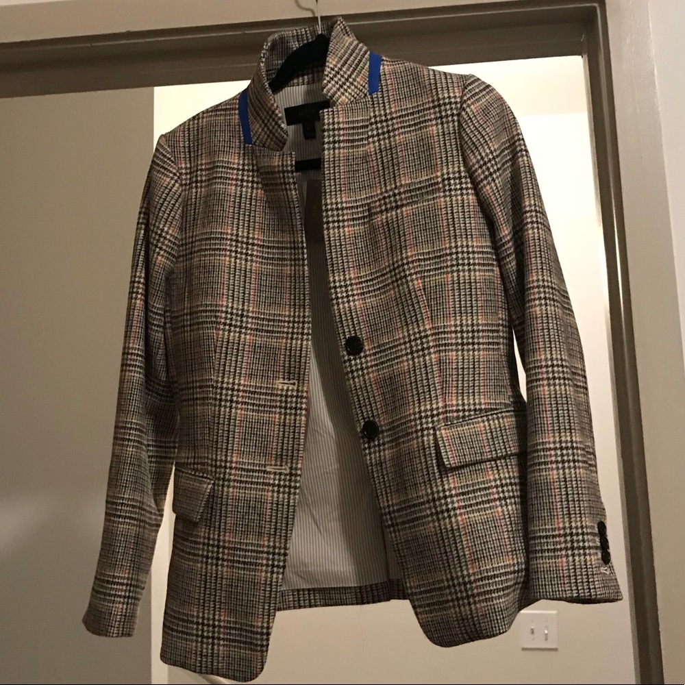 JCREW Regent Blazer in plaid
